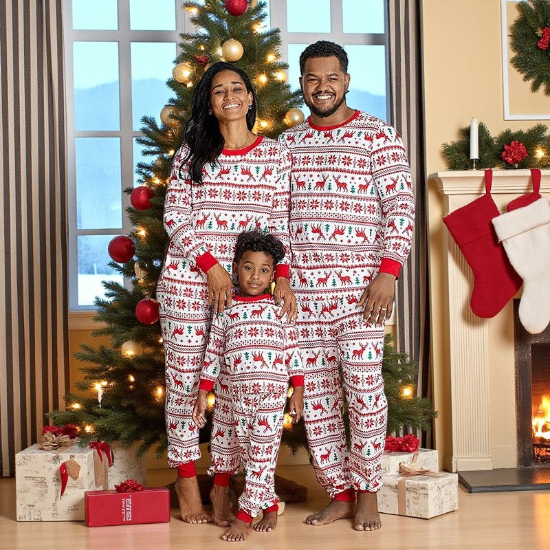 Christmas Family Matching Pyjama Set – Reindeer Print